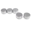 10x 60ml Round Aluminum Cosmetics Cream Empty Lip Balm Containers Jars Tin