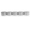 10x 60ml Round Aluminum Cosmetics Cream Empty Lip Balm Containers Jars Tin