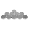 10x 60ml Round Aluminum Cosmetics Cream Empty Lip Balm Containers Jars Tin