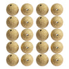 20 Pieces Round Metal Brass Loose Spacer Beads Charms for Jewelry Pendant Making 16mm