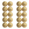 20 Pieces Round Metal Brass Loose Spacer Beads Charms for Jewelry Pendant Making 16mm