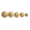 20 Pieces Round Metal Brass Loose Spacer Beads Charms for Jewelry Pendant Making 16mm