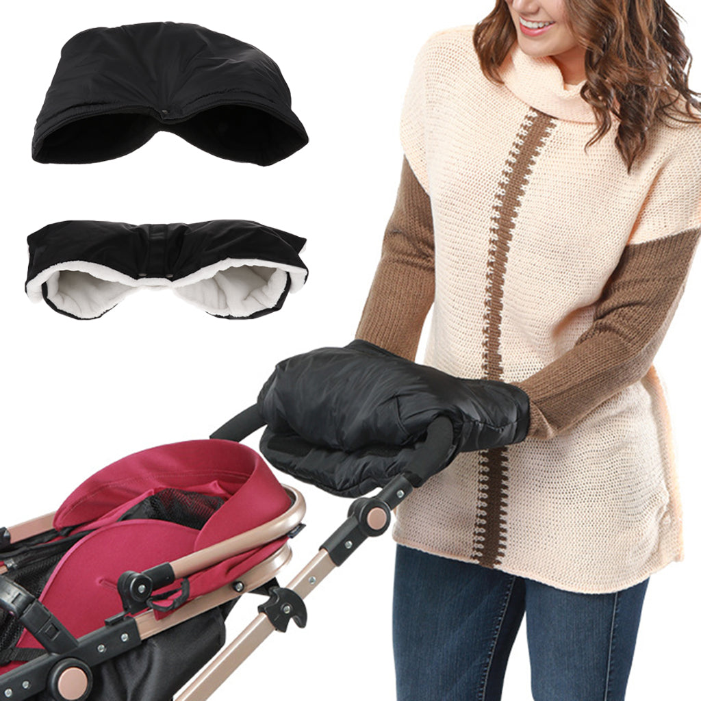 Baby Pram Gloves Pushchair Stroller Winter Warm Fingerless Hand Muff Anti-freezing