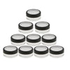 12PCS Makeup Plastic Refillable Empty Loose Powder Jar Pot Box Cosmetic Container Sifter Case 10g