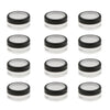 12PCS Makeup Plastic Refillable Empty Loose Powder Jar Pot Box Cosmetic Container Sifter Case 10g