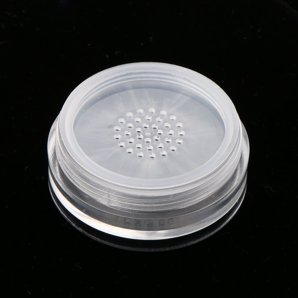 12PCS Makeup Plastic Refillable Empty Loose Powder Jar Pot Box Cosmetic Container Sifter Case 10g