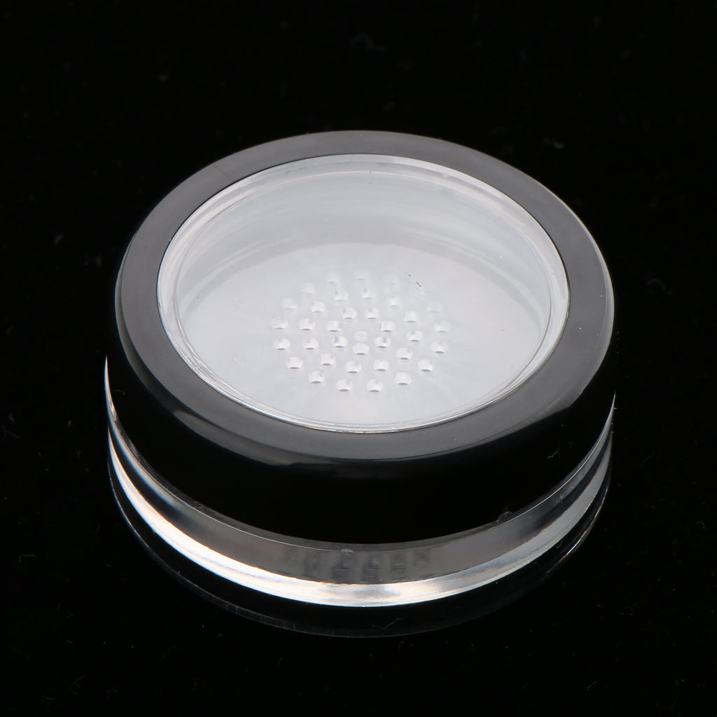 12PCS Makeup Plastic Refillable Empty Loose Powder Jar Pot Box Cosmetic Container Sifter Case 10g