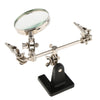 Helping 3rd Hand Glasses Frame Soldering Iron Stand Clamp Vise Clip Magnifying Glass Precision Tool