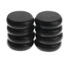 8 Piece Large Ovular Black Basalt Hot Stone Rock Massage Lava Natural Stones