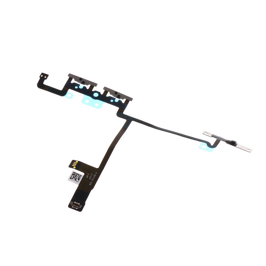 Volume Buttons Flex Cable with Brackets Replacement Part Pre-installed for iPhone X