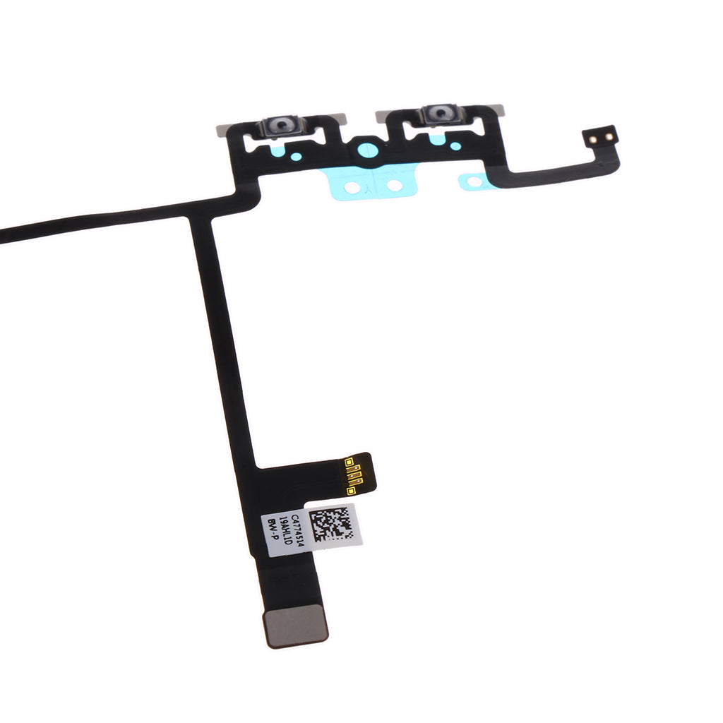 Volume Buttons Flex Cable with Brackets Replacement Part Pre-installed for iPhone X