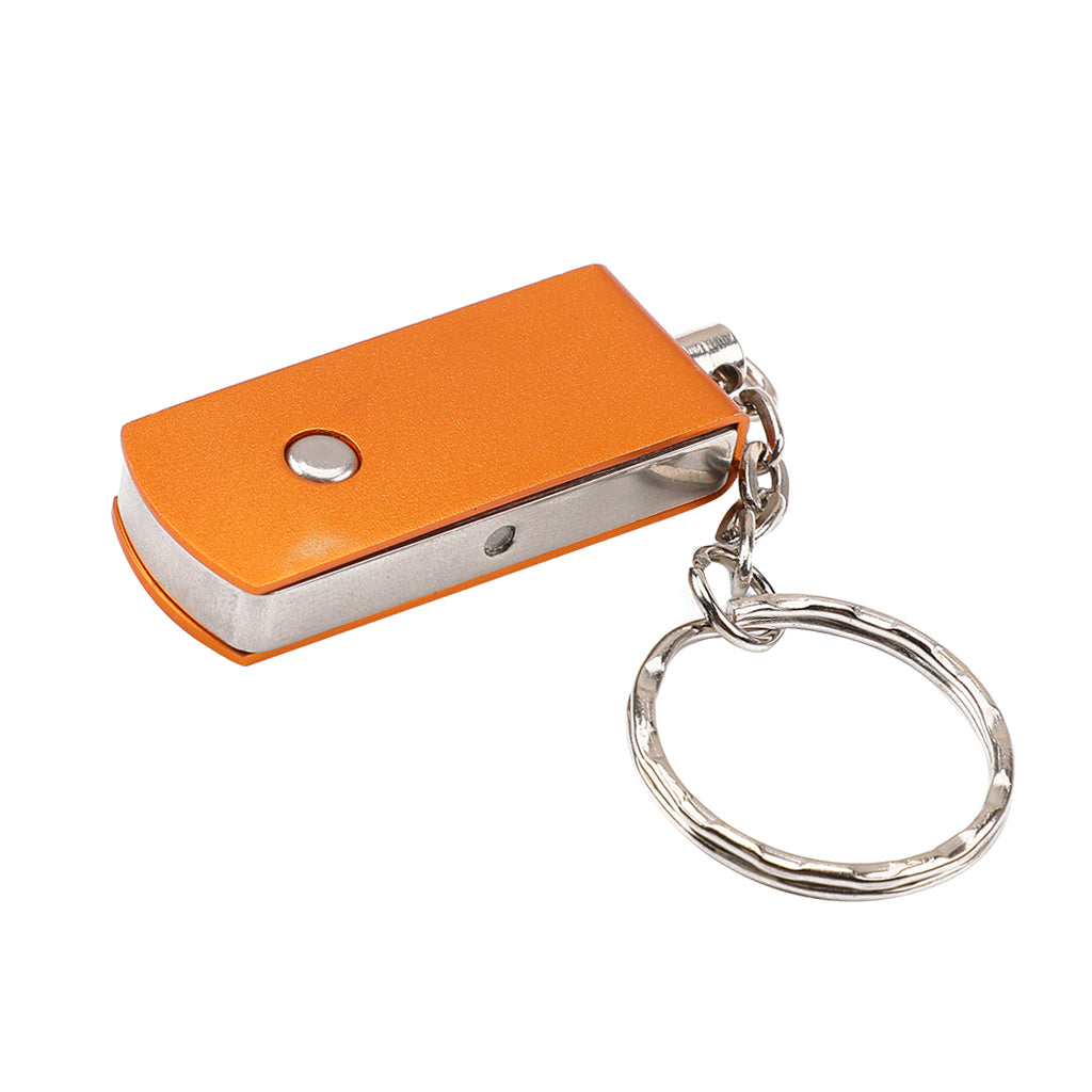 Mini USB2.0 Flash Stick Memory PC Pen Drive Storage Swivel Key Chain Design Gold 32GB