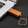 Mini USB2.0 Flash Stick Memory PC Pen Drive Storage Swivel Key Chain Design Gold 32GB