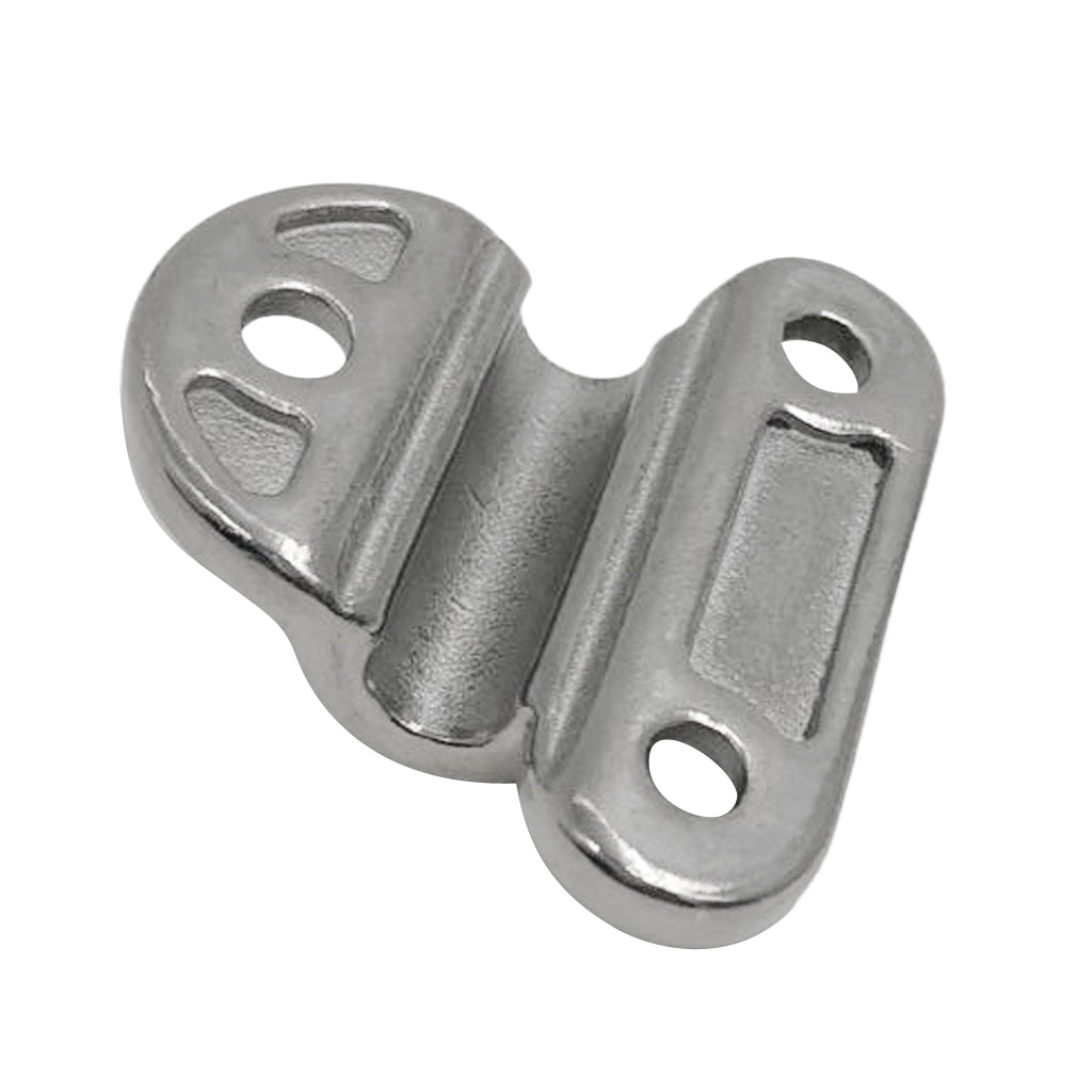 Heavy Duty 316 Stainless Steel Folding Pad Eye Deck Lashing Ring Staple Cleat Anchor Point for Trailer Boat RV Yacht Rope