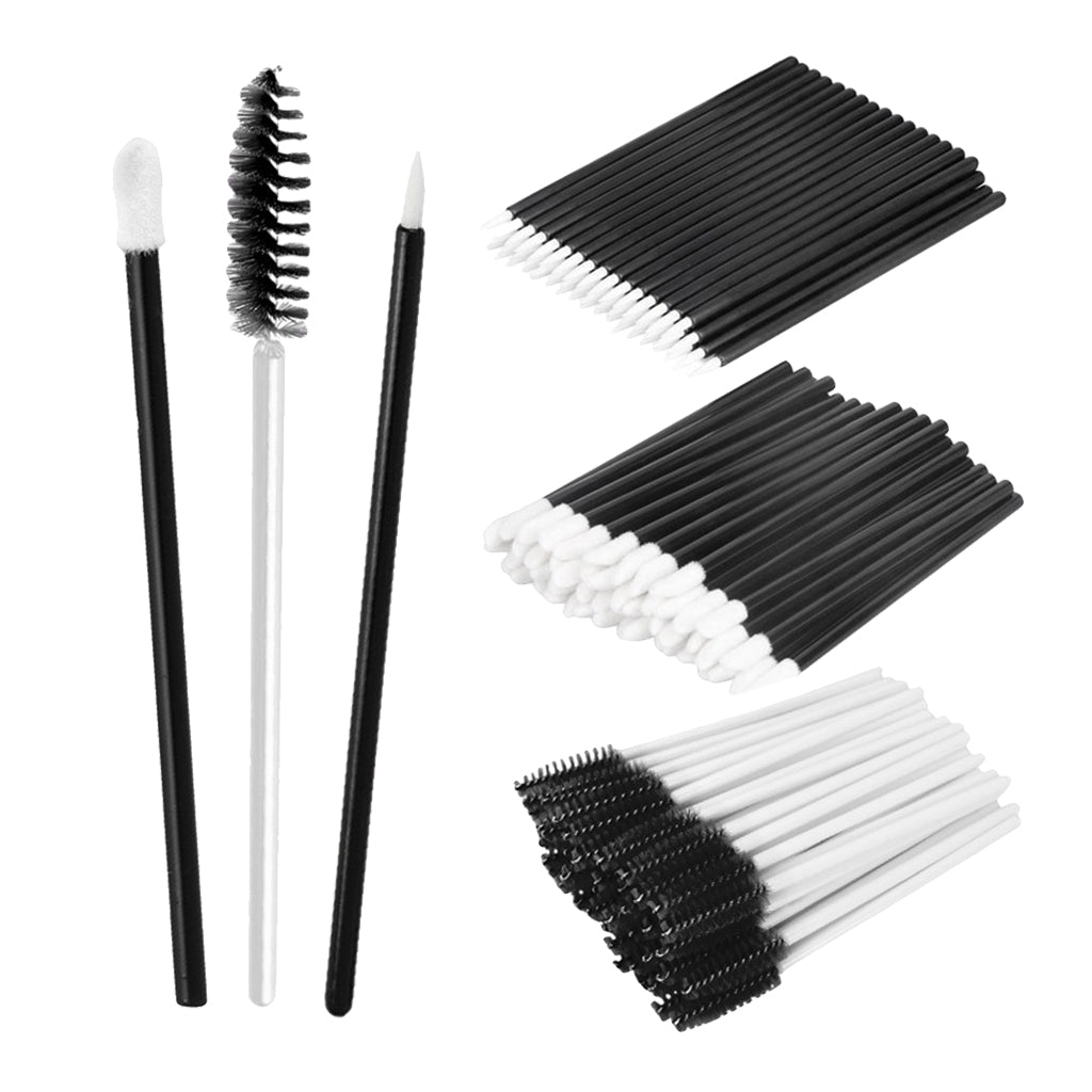 150pcs Disposable Makeup Brushes Tool Eyeliner Lip Eyelash Mascara Wands Applicator Accessories