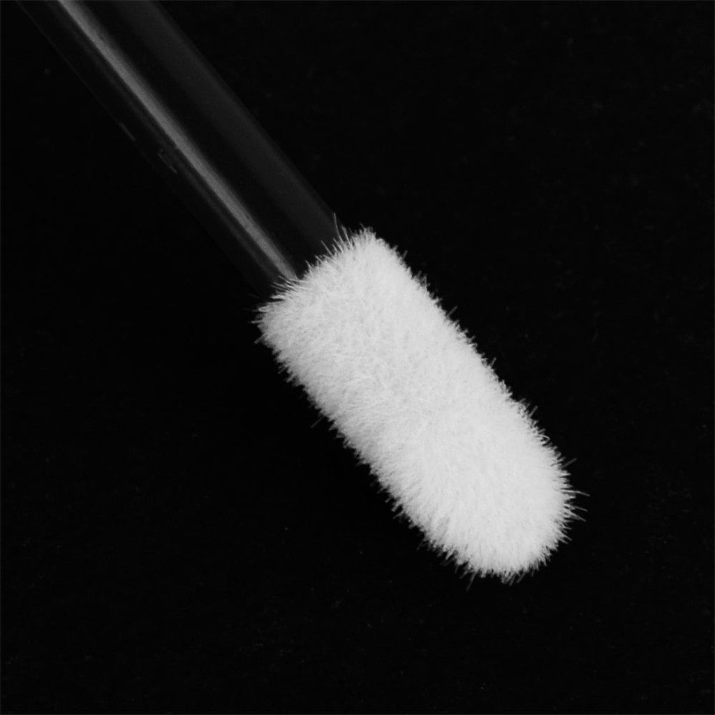 Bulk Lot 200pcs Soft Disposable Cosmetic Lip Gloss Brushes Beauty Lipstick Lipgloss Wands Makeup Applicator Tool Black