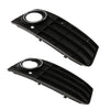 1 Pair Front Bumper Fog Light Grille Cover For Audi A4 A4L B8 2009 2010 2011