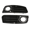 1 Pair Front Bumper Fog Light Grille Cover For Audi A4 A4L B8 2009 2010 2011