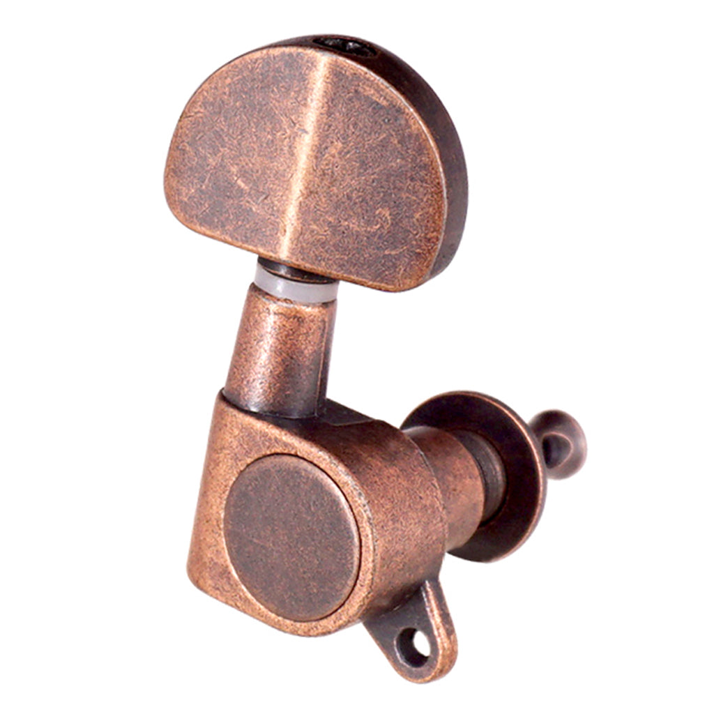 Acoustic Guitar Tuning Peg Tuner Round Machine Head for Electric Guitar 3R3L