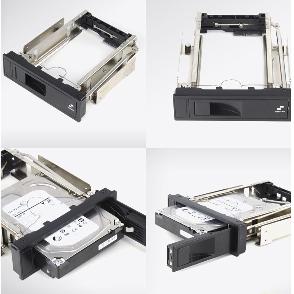 Mobile Rack SATA 3.5'' Tray-Less Hot-Swap For HDD Hard Disk Tray Enclosure