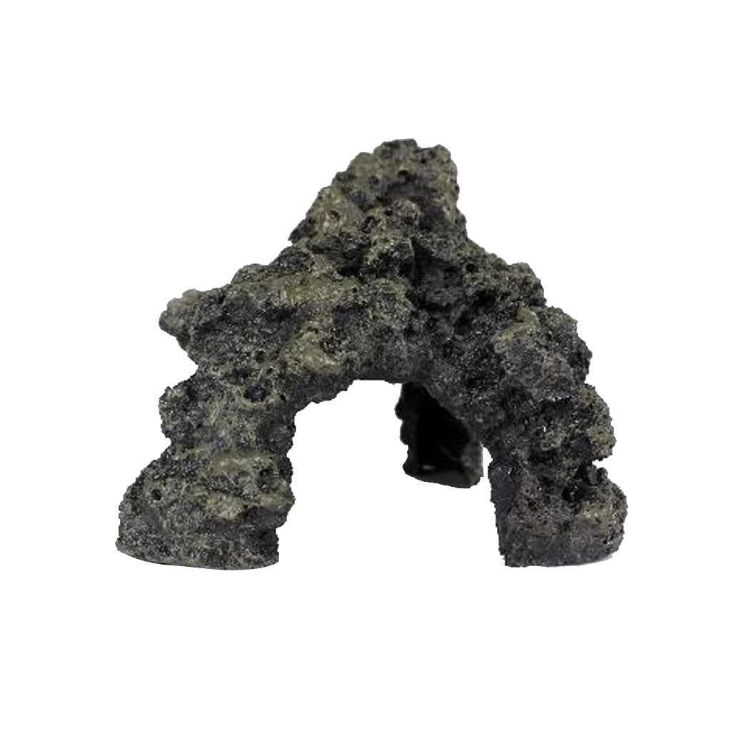 Resin Arch Rock Aquarium Underwater Landscaping Ornament Reptile Vivarium Decoration Hiding Cave