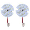 Pack of 2 White LED 1157 Lights Daytime Turn Signal Panel DRL for Harley