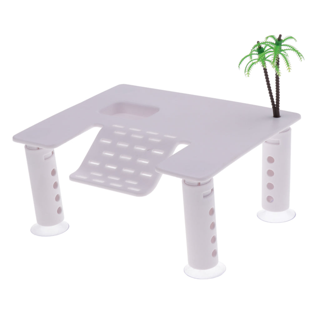 Reptile Chill Out Platform, Basking & Climbing Platform - Turtle Terrapin - Coconut tree