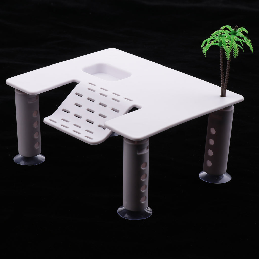 Reptile Chill Out Platform, Basking & Climbing Platform - Turtle Terrapin - Coconut tree