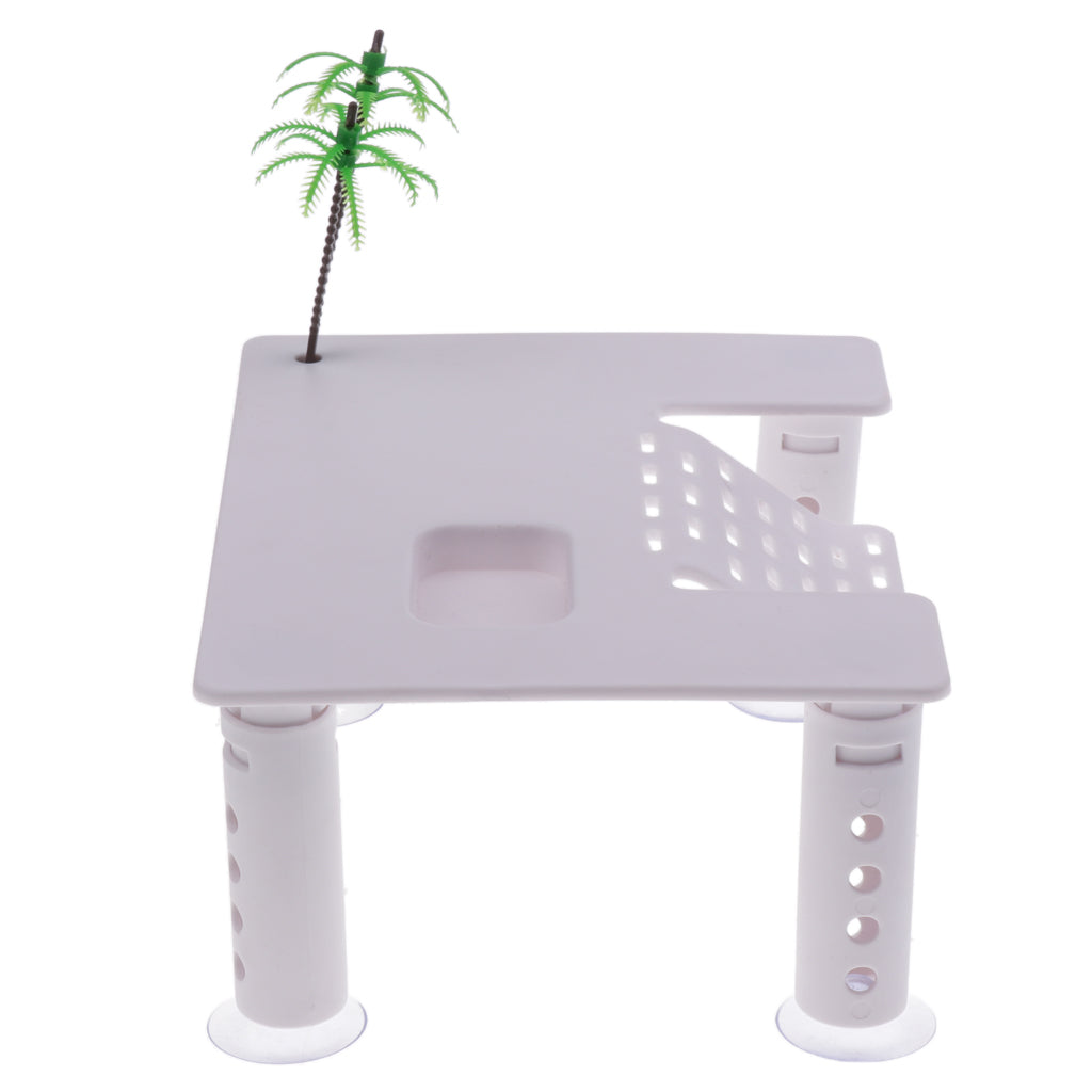 Reptile Chill Out Platform, Basking & Climbing Platform - Turtle Terrapin - Coconut tree