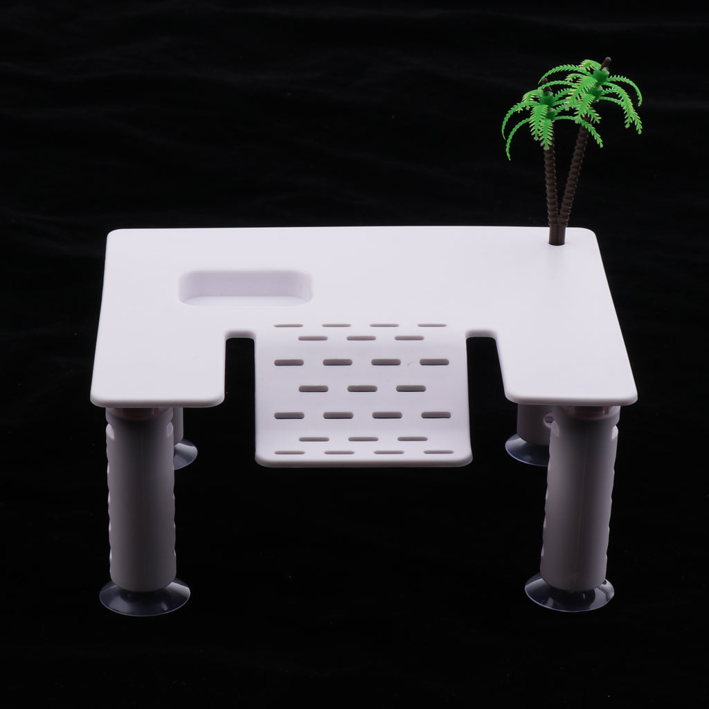 Reptile Chill Out Platform, Basking & Climbing Platform - Turtle Terrapin - Coconut tree