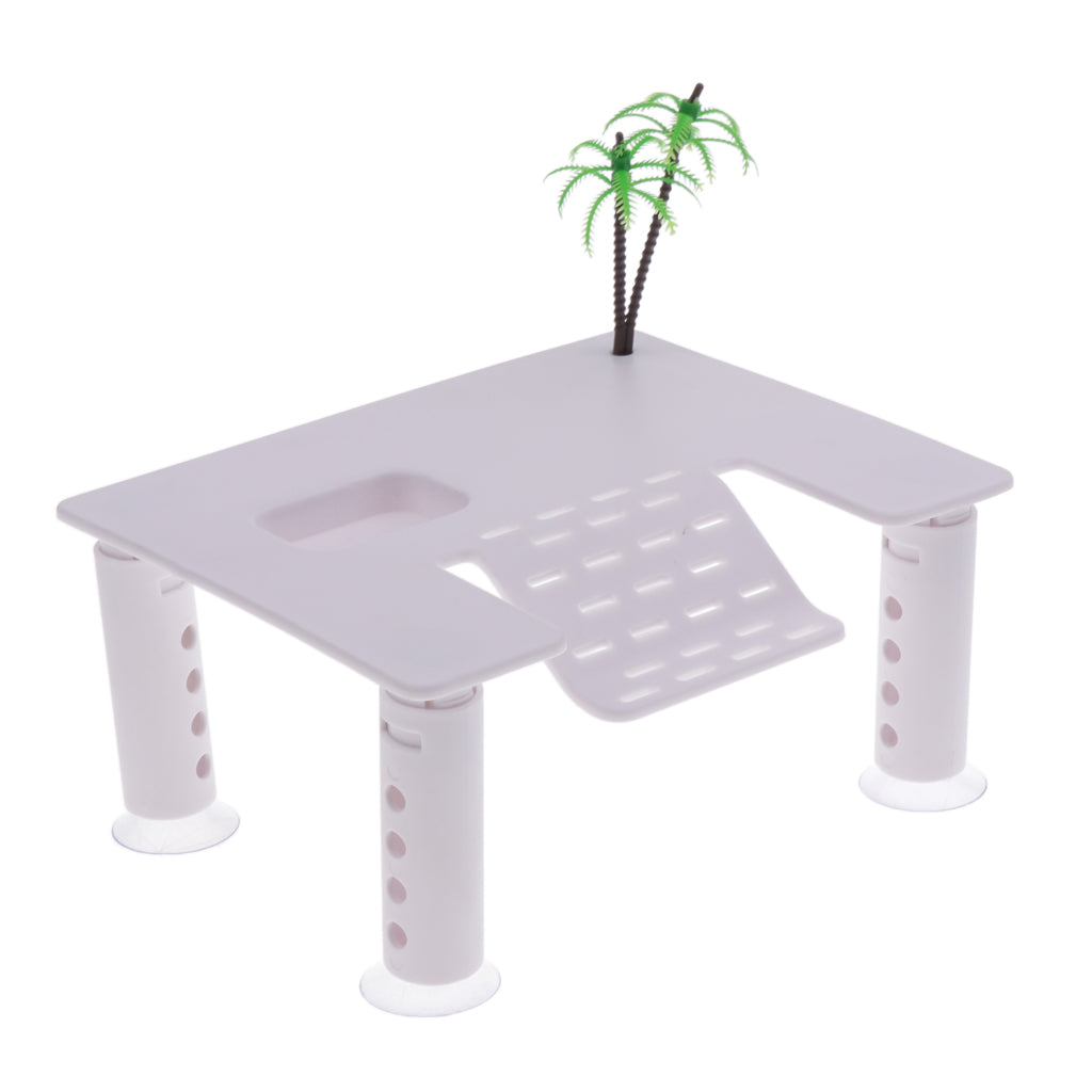 Reptile Chill Out Platform, Basking & Climbing Platform - Turtle Terrapin - Coconut tree