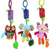 Baby Hanging Toys Puppet Handbells Baby Car Crib Stroller Toys Cat