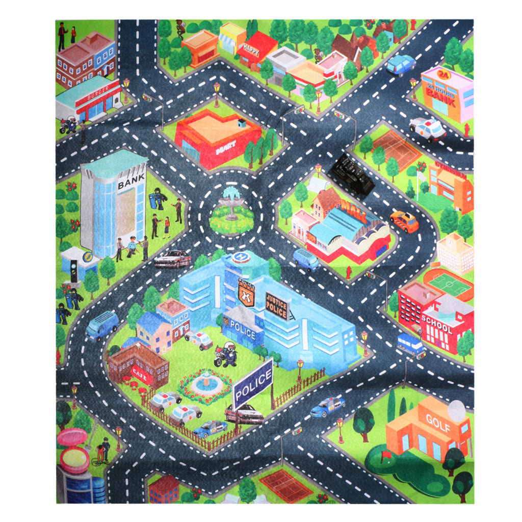 Kid Baby Play Mat Crawling Carpet Rug Floor Activity Game Play Blanket Developmental Toy Birthday Gift Traffic