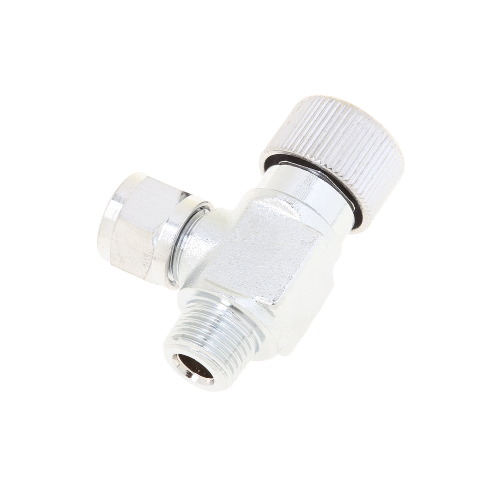 One Way Aluminum Aquarium Precise CO2 Needle Adjustment Valve Co2 Regulator Adjusting Solenoid Valve