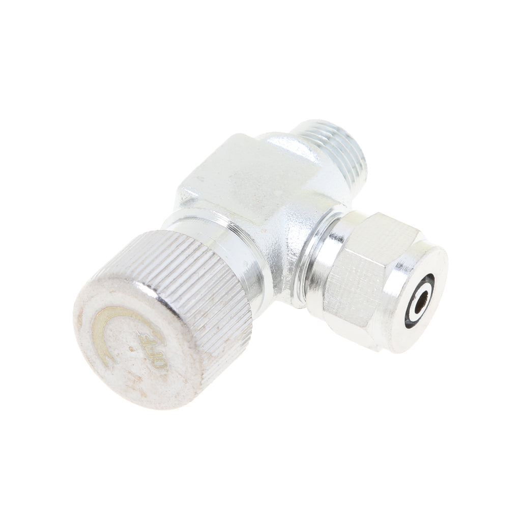 One Way Aluminum Aquarium Precise CO2 Needle Adjustment Valve Co2 Regulator Adjusting Solenoid Valve