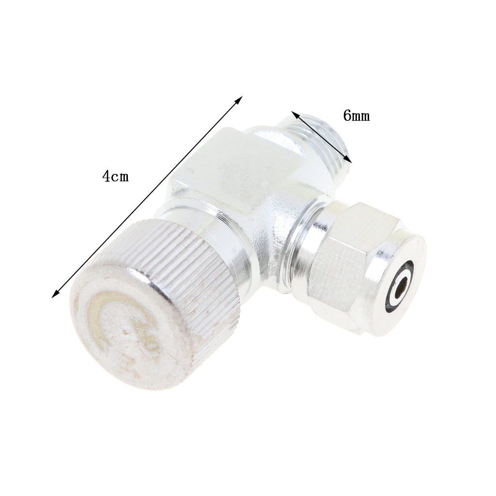 One Way Aluminum Aquarium Precise CO2 Needle Adjustment Valve Co2 Regulator Adjusting Solenoid Valve