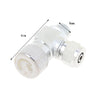 One Way Aluminum Aquarium Precise CO2 Needle Adjustment Valve Co2 Regulator Adjusting Solenoid Valve