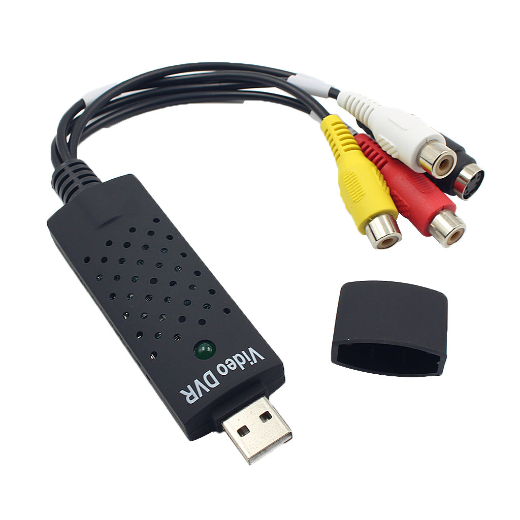 Mini USB 2.0 Video TV DVD Collect Card Audio AV Adapter for Computer PC