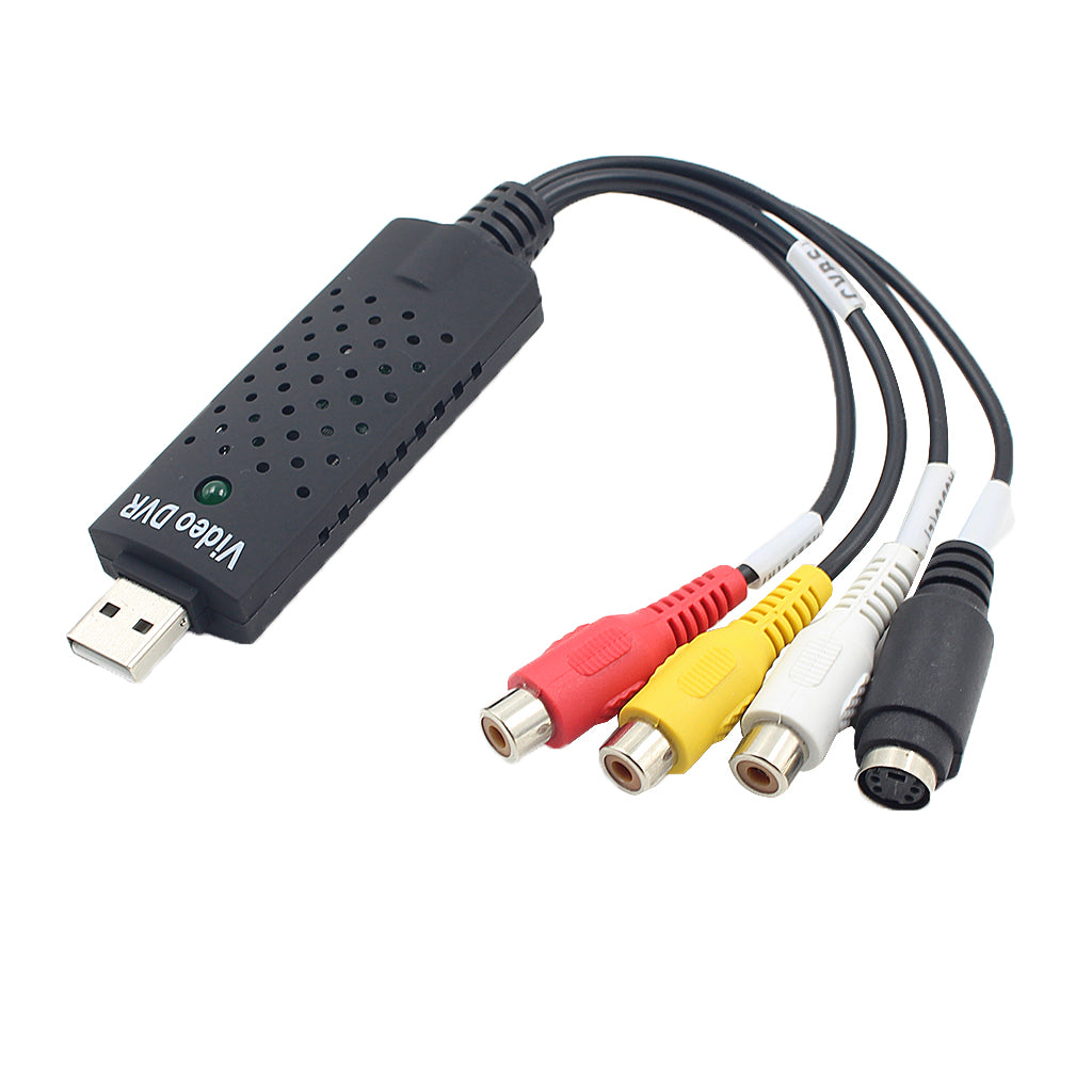 Mini USB 2.0 Video TV DVD Collect Card Audio AV Adapter for Computer PC