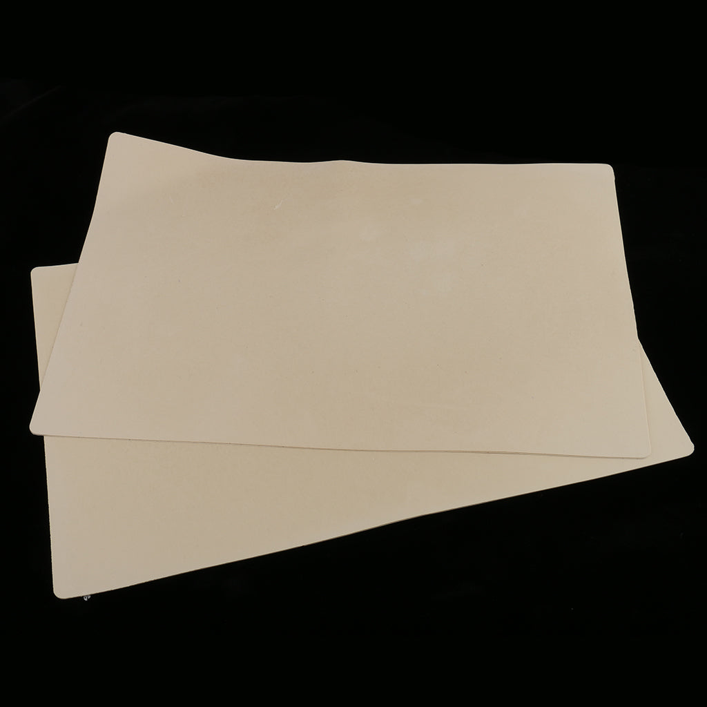 2 Pieces Tattoo Blank Practice Skin Permanent Eyebrow Training Plain Sheets