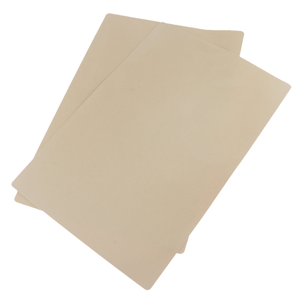 2 Pieces Tattoo Blank Practice Skin Permanent Eyebrow Training Plain Sheets