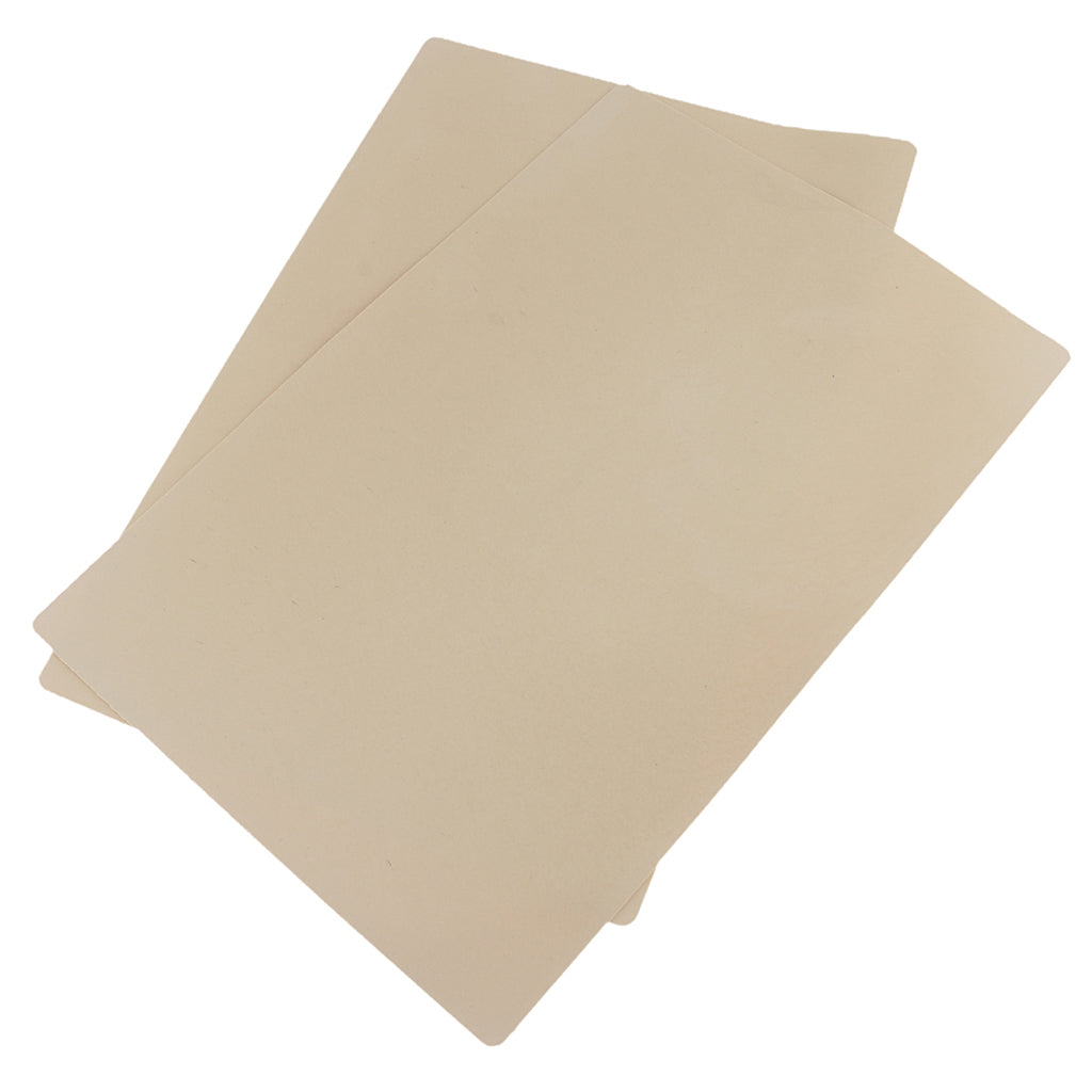 2 Pieces Tattoo Blank Practice Skin Permanent Eyebrow Training Plain Sheets