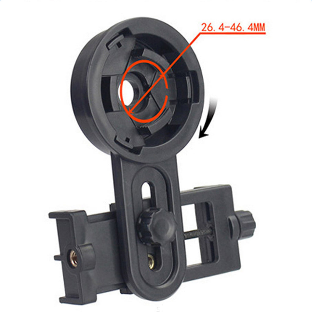 Universal Camera Adapter Smartphone Capturer Holder Mount Barcket for Binoculars Monocular Scopes Telescopes 26.4-46.4mm