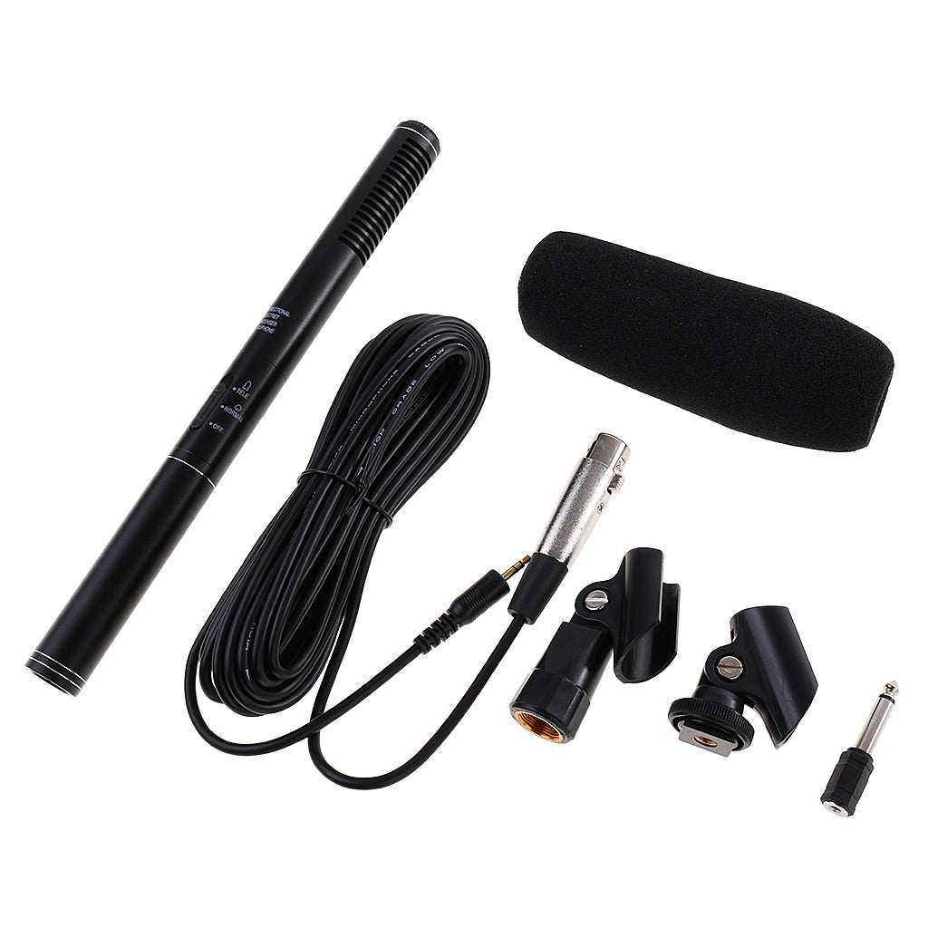 Professional Interview Microphone Camcorder Photography for Computer CameraB