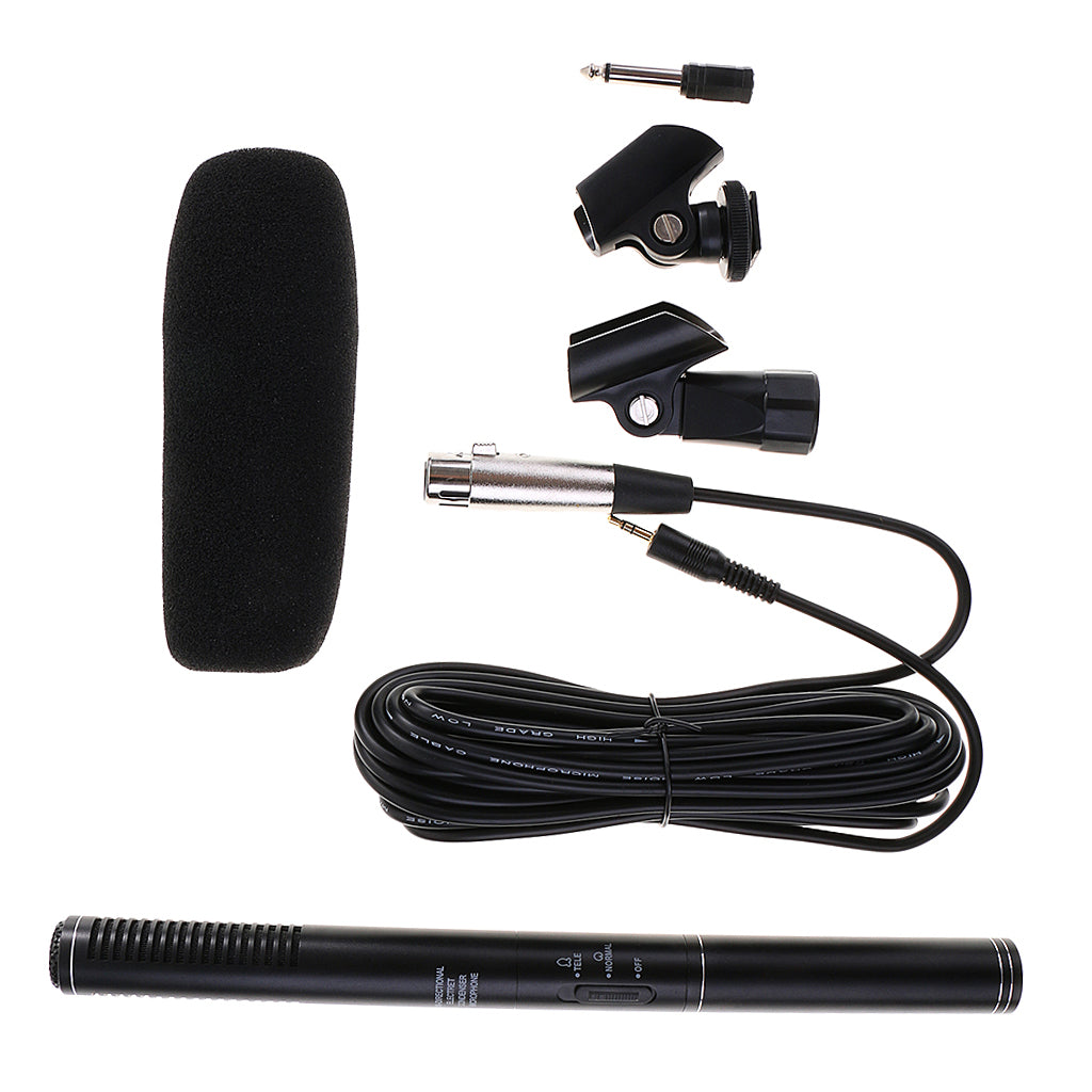 Professional Interview Microphone Camcorder Photography for Computer CameraB