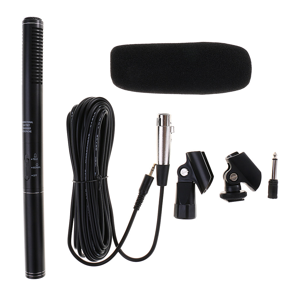 Professional Interview Microphone Camcorder Photography for Computer CameraB