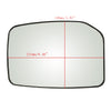 Left Side Heated Mirror with White Lens Glass For Ford Transit 2000 - 2013