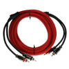 High Quality 300cm Male RCA Car Audio Power Cable Conversion Kit for DVD Player, Subwoofer, Digital Satellite Receivers