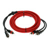 High Quality 300cm Male RCA Car Audio Power Cable Conversion Kit for DVD Player, Subwoofer, Digital Satellite Receivers