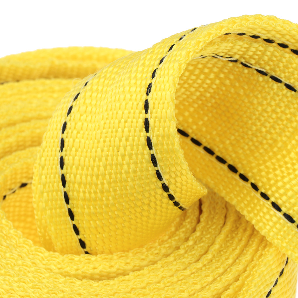 4m 5 Tons Strong Tow Rope Pull Strap Double Layer Nylon Trailer Belt